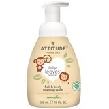 Attitude Baby Leaves Baby Shower Foam (2in1) al gusto di succo di pera 295 ml