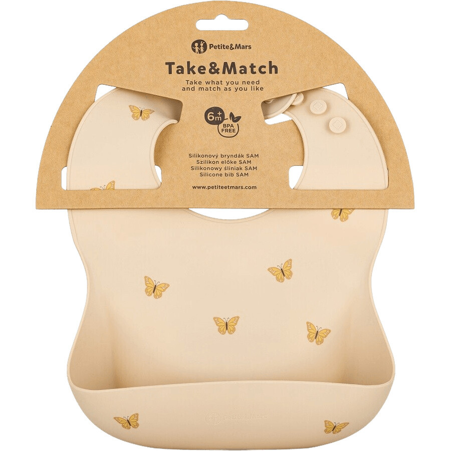 Pannolino in silicone Petite&Mars Take&Match Sand Butterflies 6m+