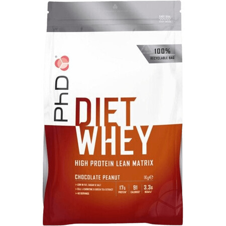 PhD Nutrition Diet Whey Whey Chocolate Nut 1 kg