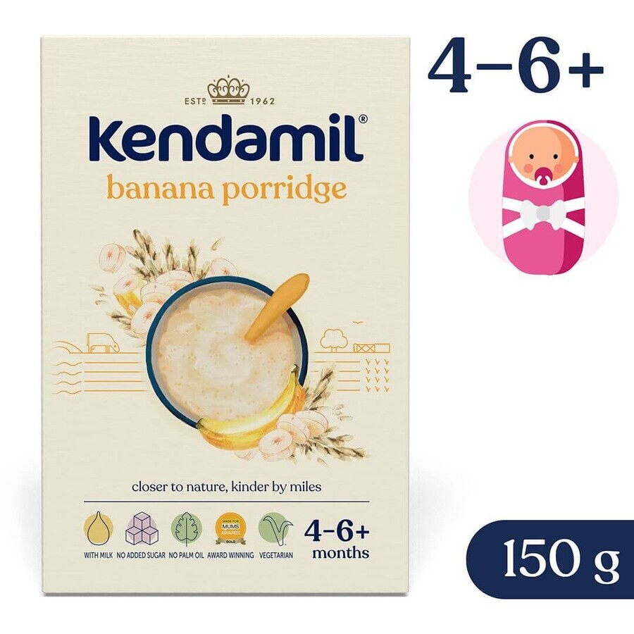 Kendamil Latticello con banana 4m+ 150 g