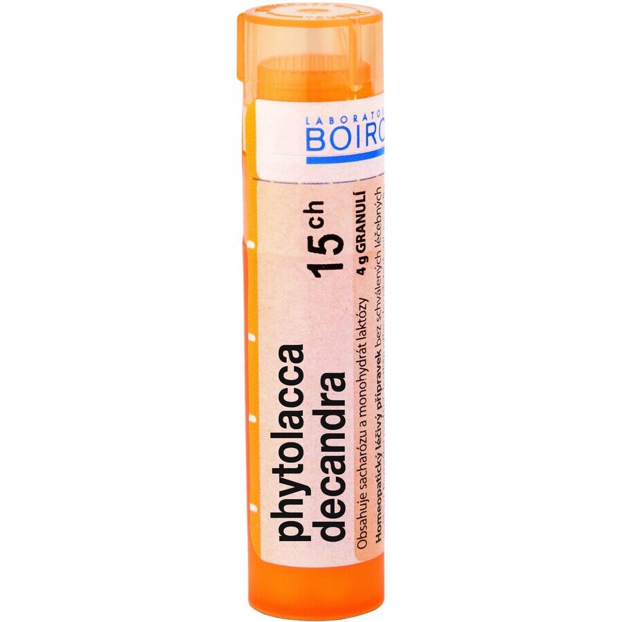 Boiron Phytolacca Decandra CH15 gránulo 4 g