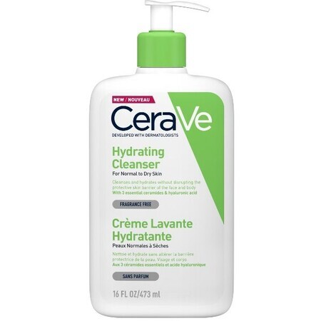 CeraVe Hydraterende Reinigingsemulsie voor de normale tot droge huid 473 ml