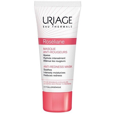 Uriage Maske für empfindliche, zu Rötungen neigende Haut (Roseliane Masque) 40 ml