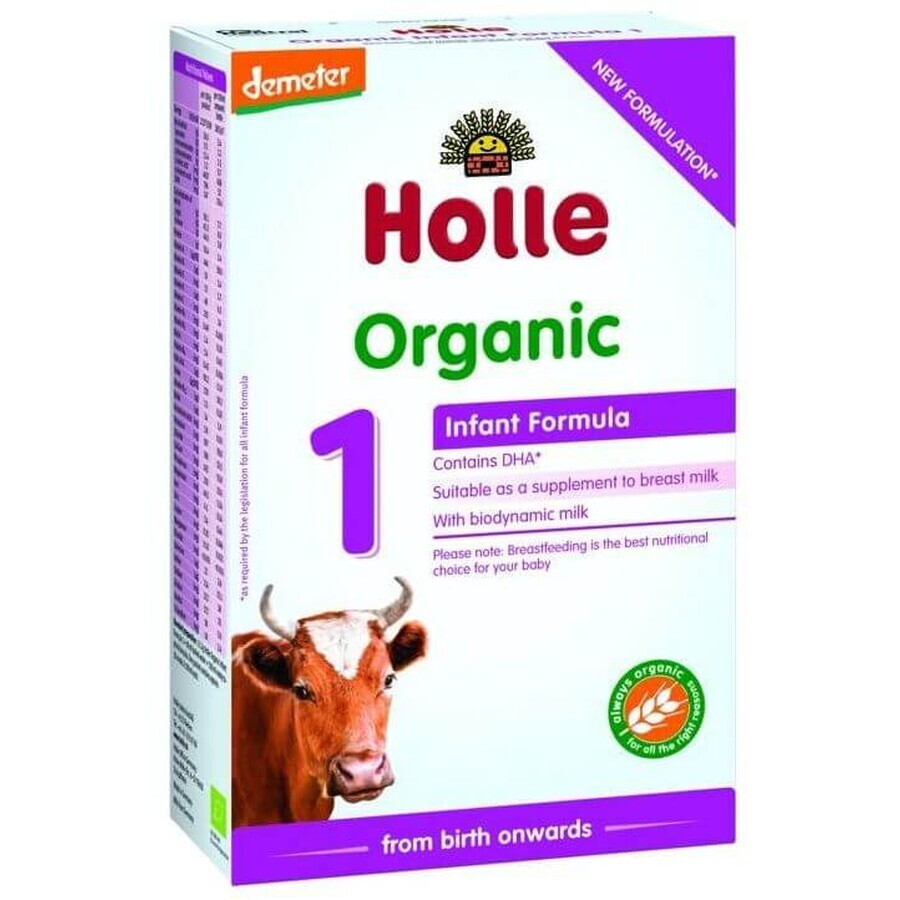 Holle Leche infantil ecológica Fórmula 1 iniciación 400 g