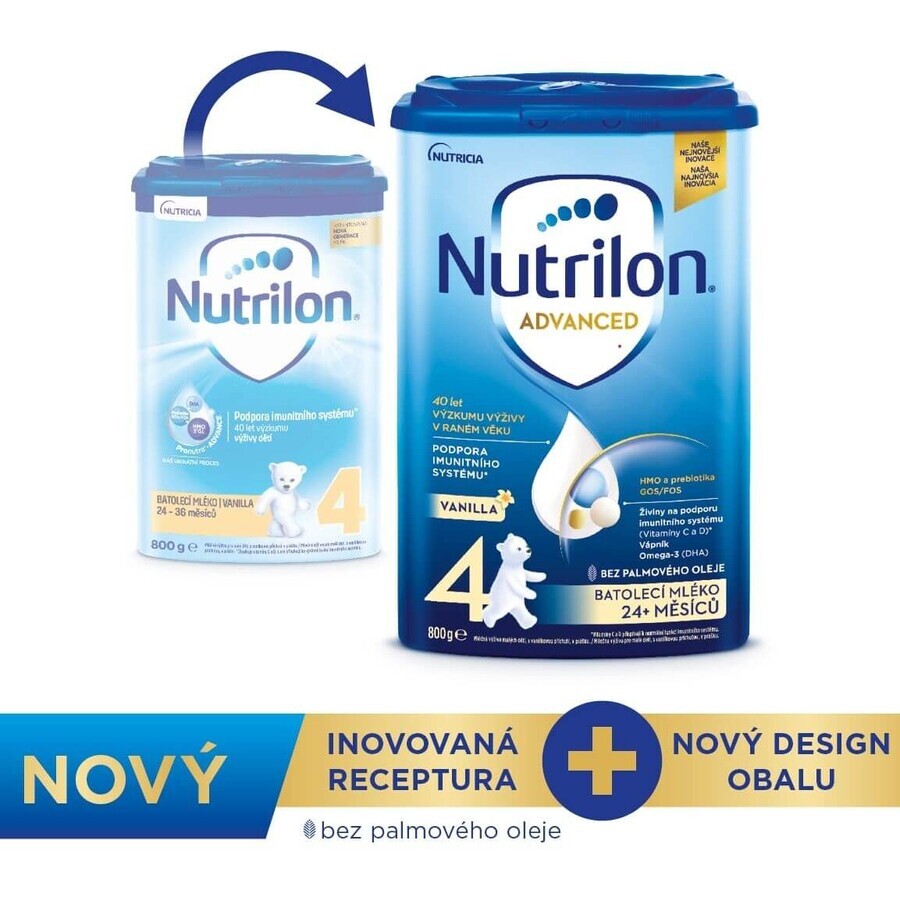 Nutrilon 4 Advanced Toddler lait en poudre à la vanille 800 g