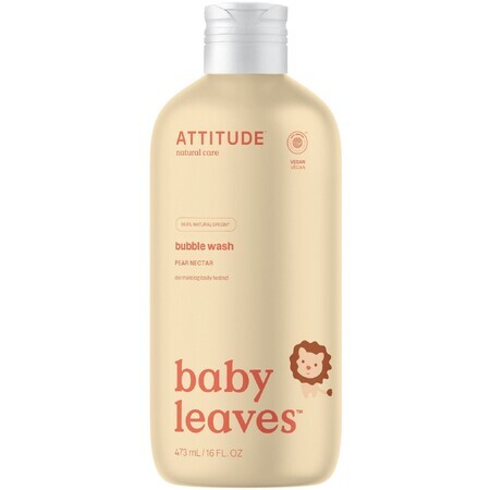 Attitude Baby Bagno Schiuma al gusto di succo di pera 473 ml