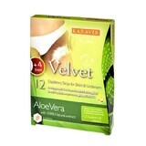 Hair removal strips for bikini line with aloe vera Velvet, 12 pieces, Karaver