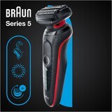 Braun Series 5 51-R1000s Red