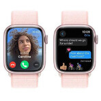 Apple Watch Series 9 GPS 41mm carcasă din aluminiu cu curea sport, roz