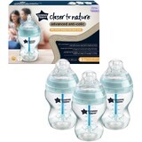 Tommee Tippee CTN ADVANCED ANTI-COLIC Slow Stream Bottle 260 ml 0m+, 3 pz.