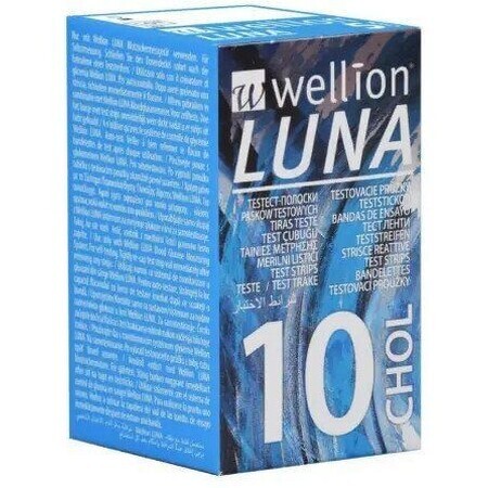 Wellion LUNA CHOL strisce reattive per LUNA 10 pz.