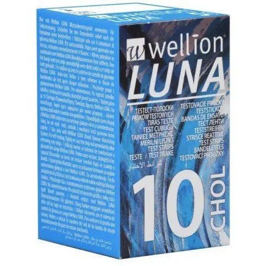 Wellion LUNA CHOL strisce reattive per LUNA 10 pz.