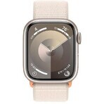 Apple Watch Series 9 GPS 41mm caja de aluminio con correa deportiva, starlight