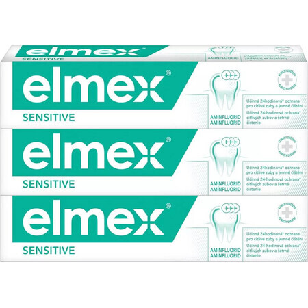 Elmex Dentifricio Sensitive 3 x 75 ml