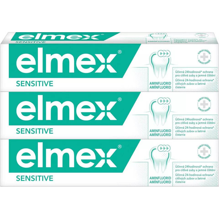 Elmex Dentifricio Sensitive 3 x 75 ml