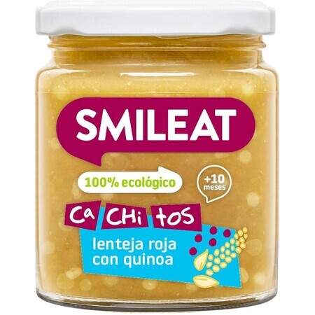 Smileat Bio rote Linsen Gemüsesnack mit Quinoa 230 g