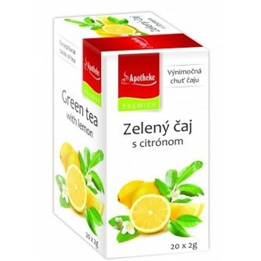 Apotheke Premier Selection té verde con limón 20 x 2 g