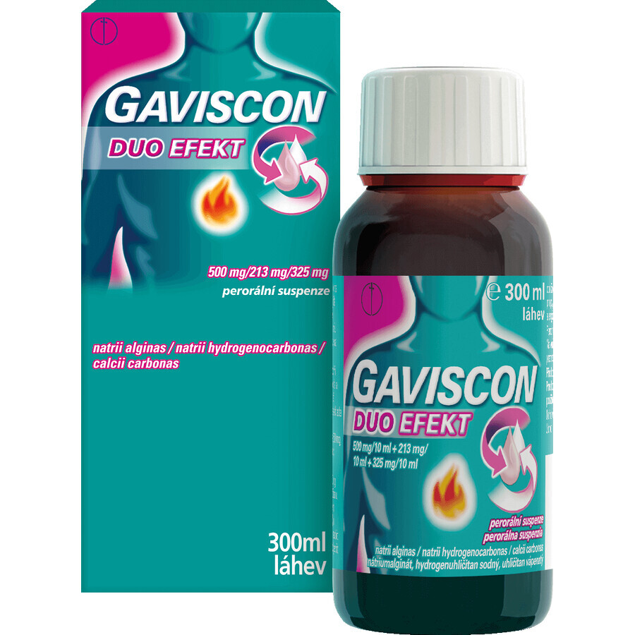 Gaviscon Duo Effect Sospensione orale 300 ml