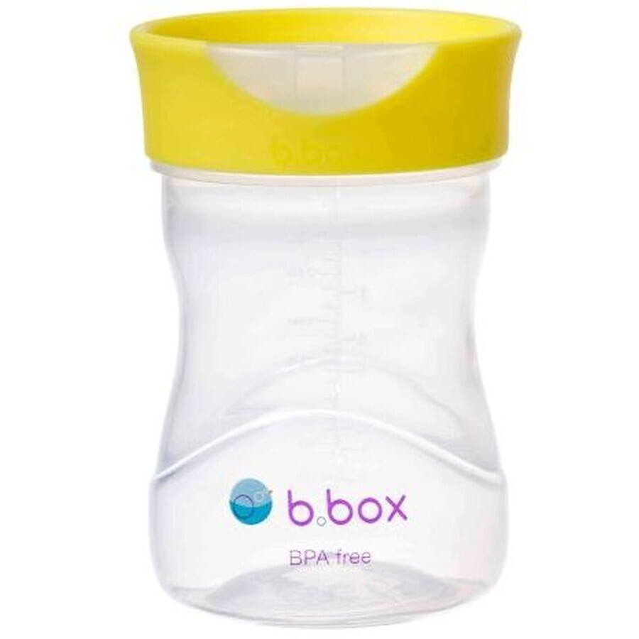 B. box Pahar pentru copii mici 12m+, galben 240 ml