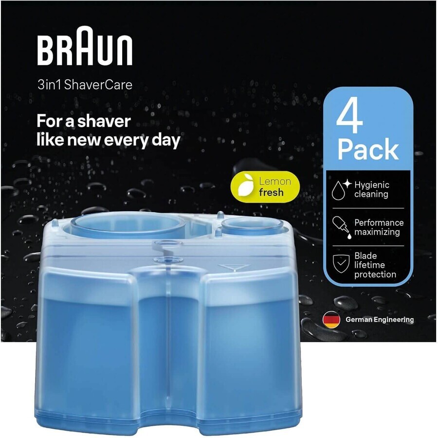 Braun Clean&Renew 4 cartridges