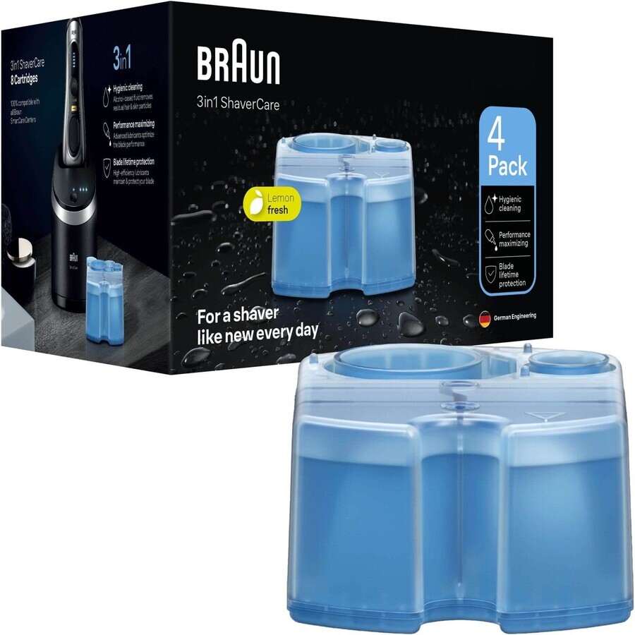 Braun Clean&Renew 4 cartridges