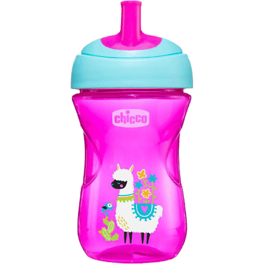 Chicco Advanced beker met roze mondstuk 12m+ 266 ml