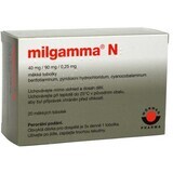 Milgamma N triple vitamin combination 20 capsules