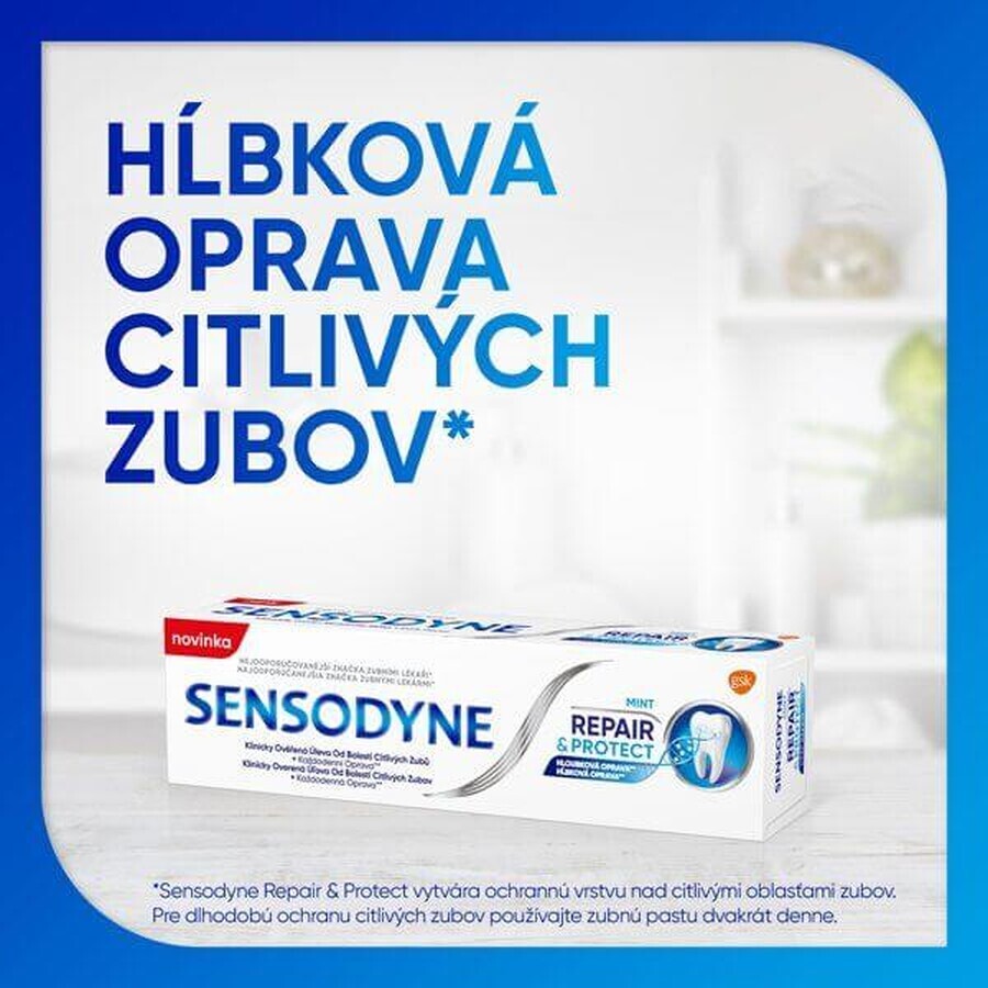 Sensodyne Repair & Protect toothpaste for sensitive teeth 3 x 75 ml