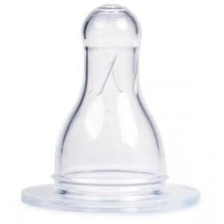 Canpol babies CANPOL round silicone nipple - medium (6m+)