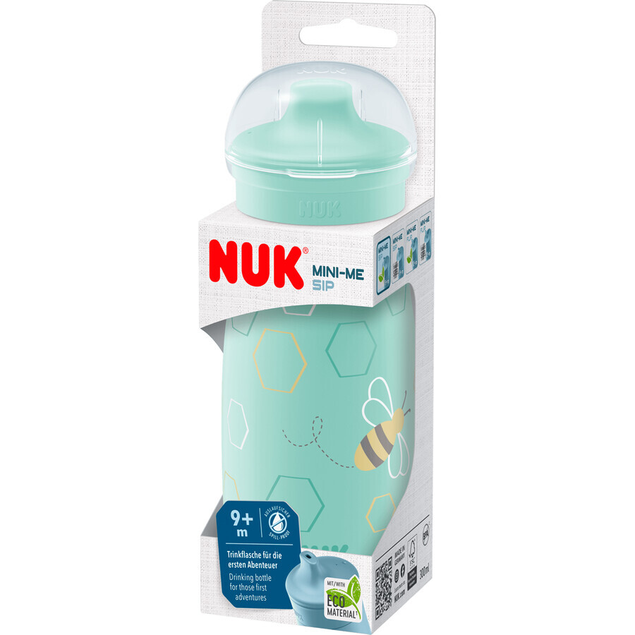 Nuk Plastic Mini-Me SIP botella verde 300 ml