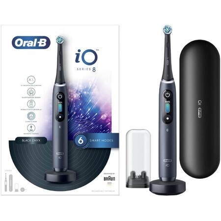 Oral-B iO Series 8 Elektrische Zahnbürste Schwarz