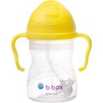 B. box b.box Cană cu paie lemon 240 ml