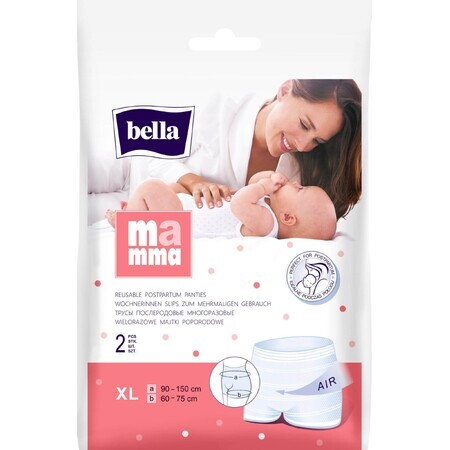 Bella Mamma Chiloți Mesh XL 2 buc