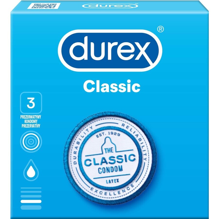 Durex Classic Condooms Classic 3 stuks