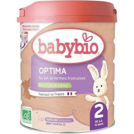 Babybio Optima 2 Continuation biologische babymelk 800 g