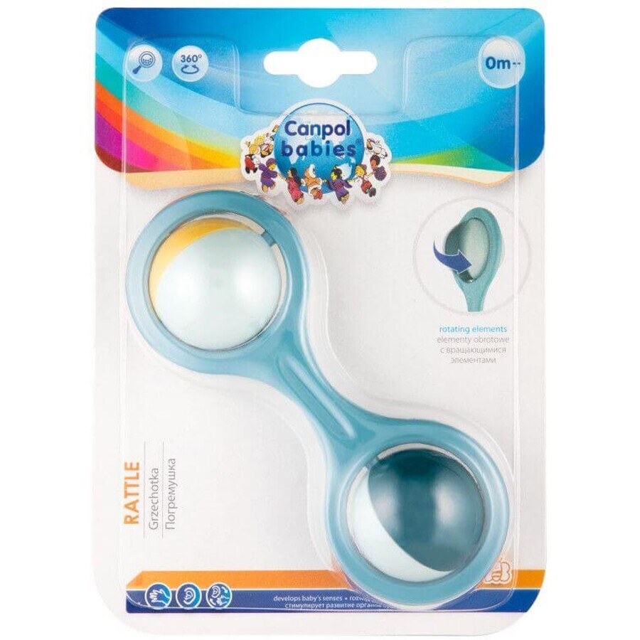 Canpol baby Spin rattle blu