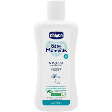 Șampon Chicco Baby Moments 92% ingrediente naturale 200 ml