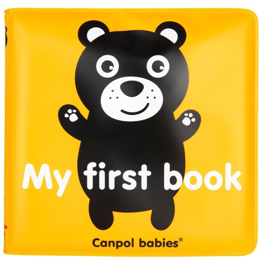 Sensory toys for babies Canpol Soft squeaky book