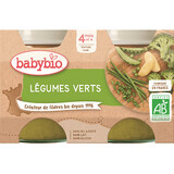 Babybio Green vegetable shake 2 x 130 g