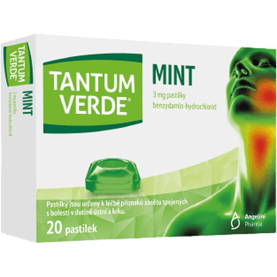 Tantum Menta verde 3 mg 20 compresse