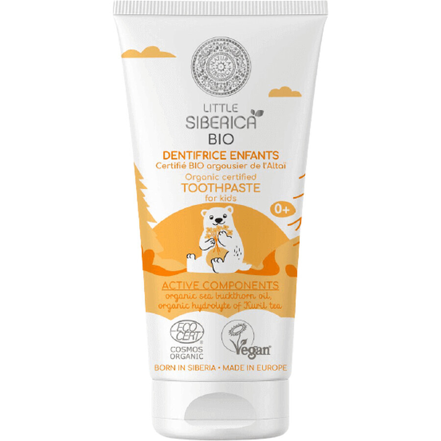 Piccolo Siberica Dentifricio naturale per bambini Olivello spinoso dell'Altai 60 g