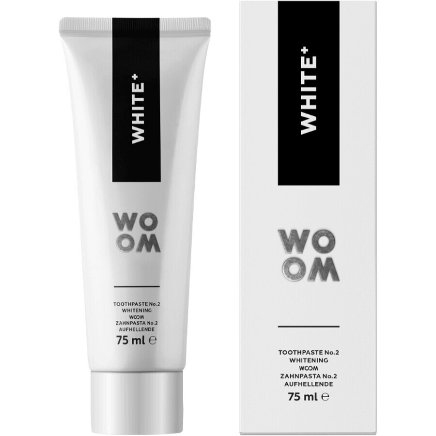 Woom White+ dentifricio 75 ml