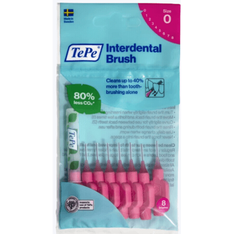 TePe Cepillos interdentales 0,4 mm 8 piezas