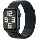 Apple Watch SE GPS 44 mm con cassa in alluminio e passante sportivo, Midnight