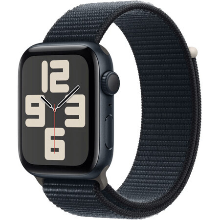 Apple Watch SE GPS 44 mm boîtier aluminium avec boucle sport, Midnight