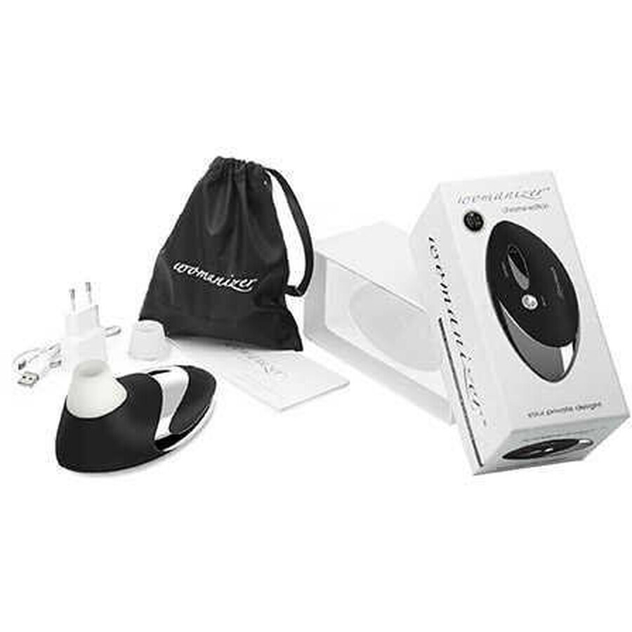 Womanizer Masajeador w500, negro y plata