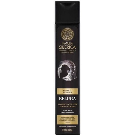 Natura Siberica Men Shampoo attivante contro la caduta dei capelli Beluga 250 ml