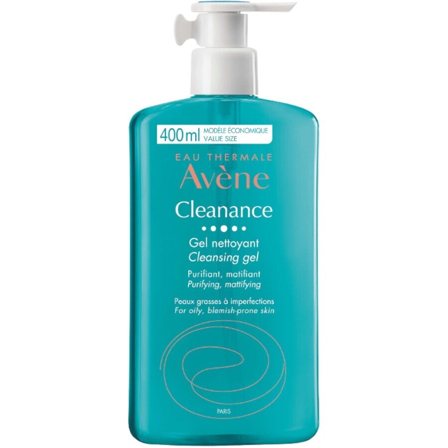 Avène Cleanance Reinigingsgel voor de gevoelige acne huid 400 ml