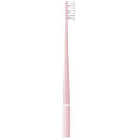 Feather Toothbrush with echinacea, soft pink