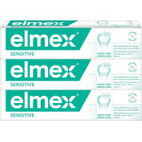 Elmex Sensitive Dentifricio per denti sensibili 3 x 75 ml